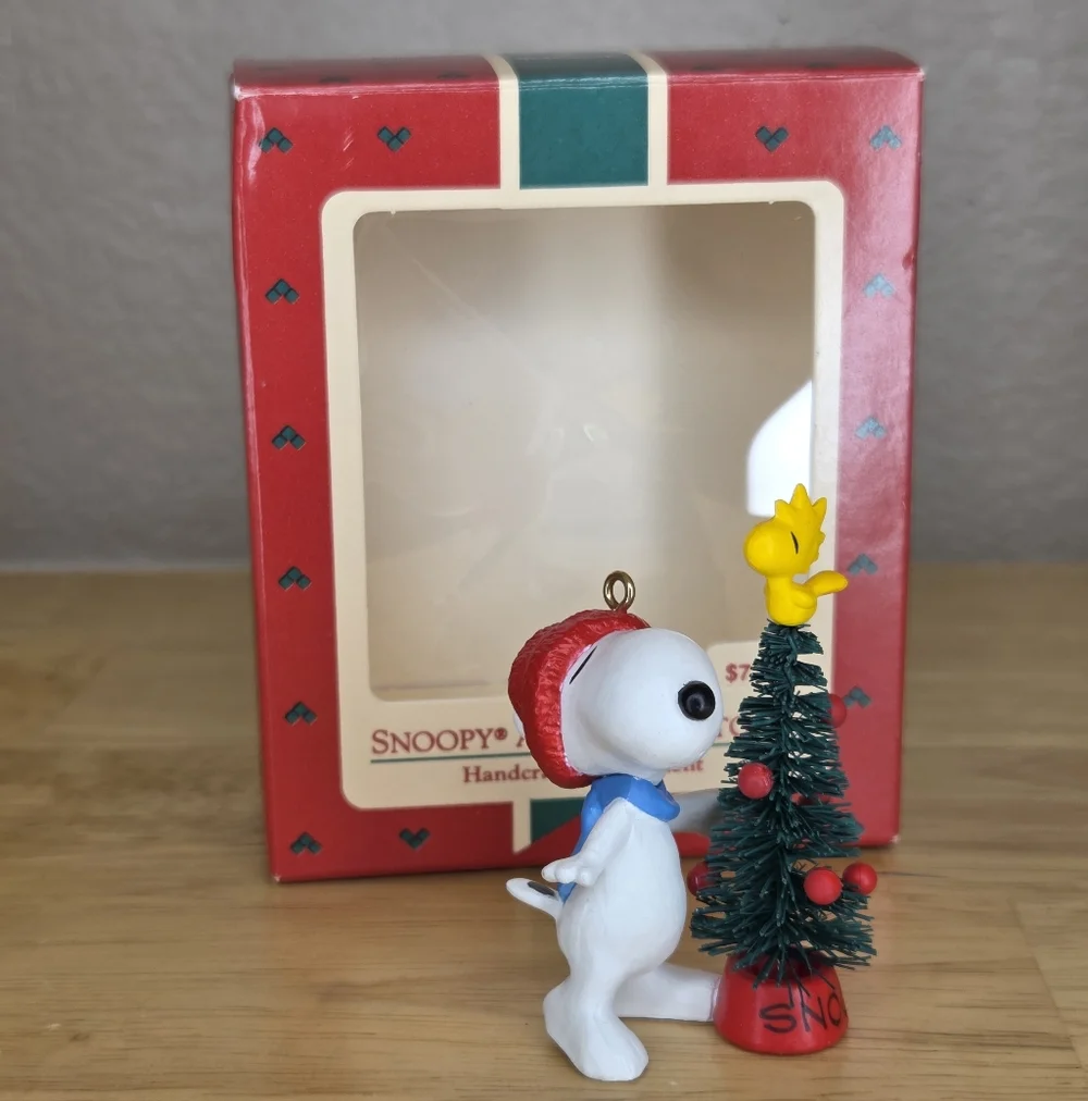 Snoopy and Woodstock‎ Christmas Tree Hallmark Ornament